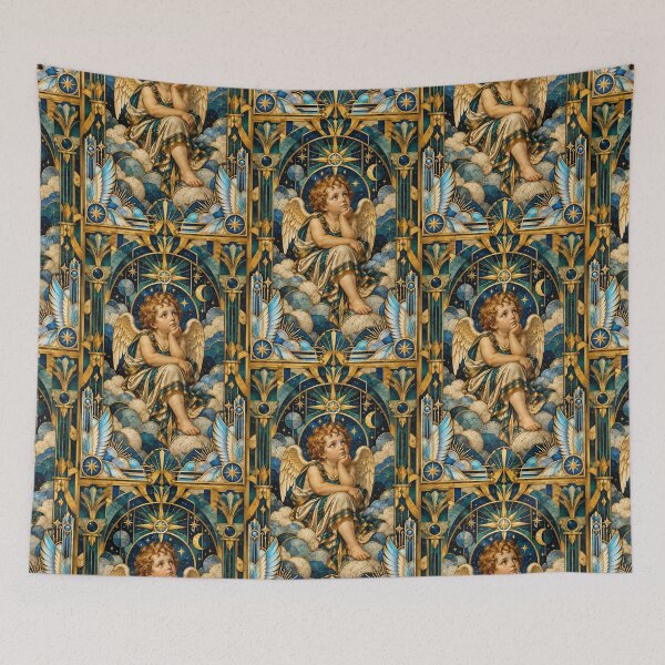 Item preview, Cherub angel thinking designed and sold by saranagliccuris.
