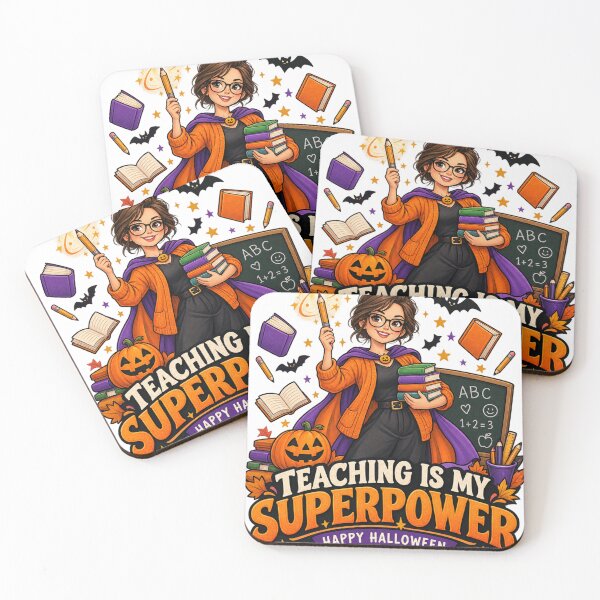Item preview, Teaching Is My Superpower Halloween Teacher Shirt, Cute Teacher Superhero Halloween Gift, Funny School Teacher Costume Design designed and sold by Zenith-Co.