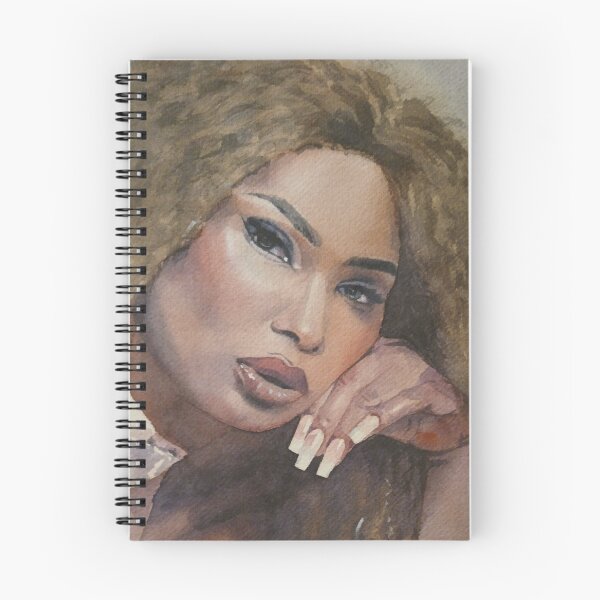 Item preview, Sensual Woman Watercolor Portrait designed and sold by SlavaArt.