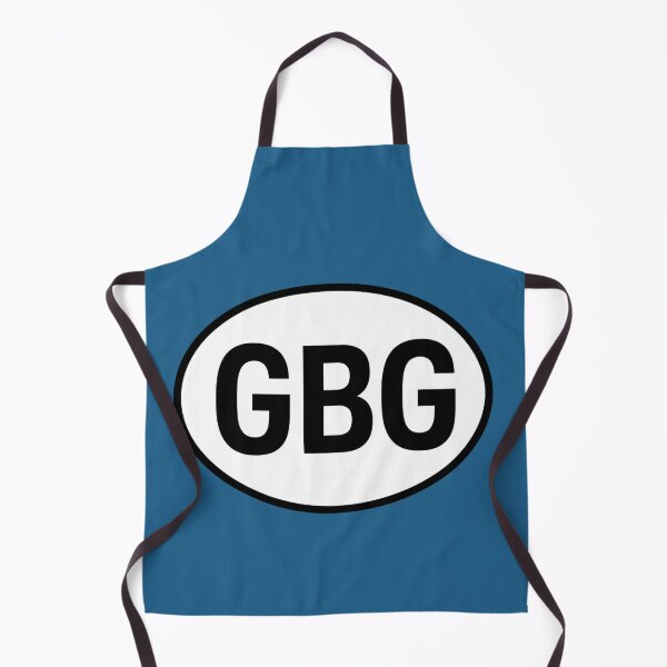 Item preview, GBG — Guernsey — Oval Country Code Sticker designed and sold by The Digital Compass.