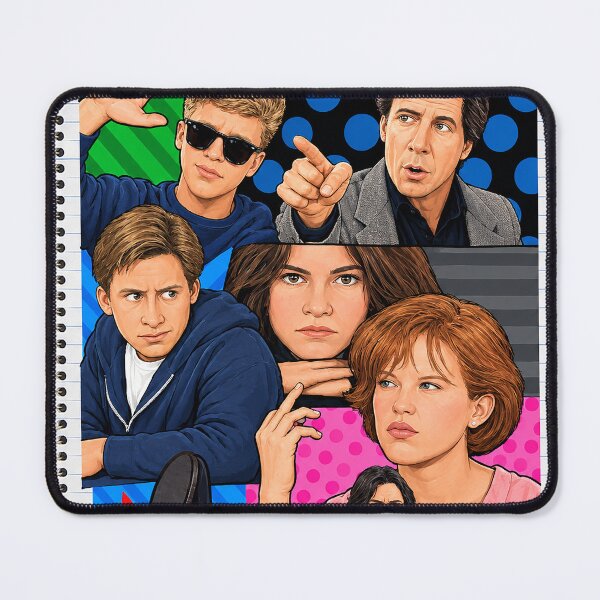 Item preview, Breakfast Club Character Collage art designed and sold by gjnilespop.