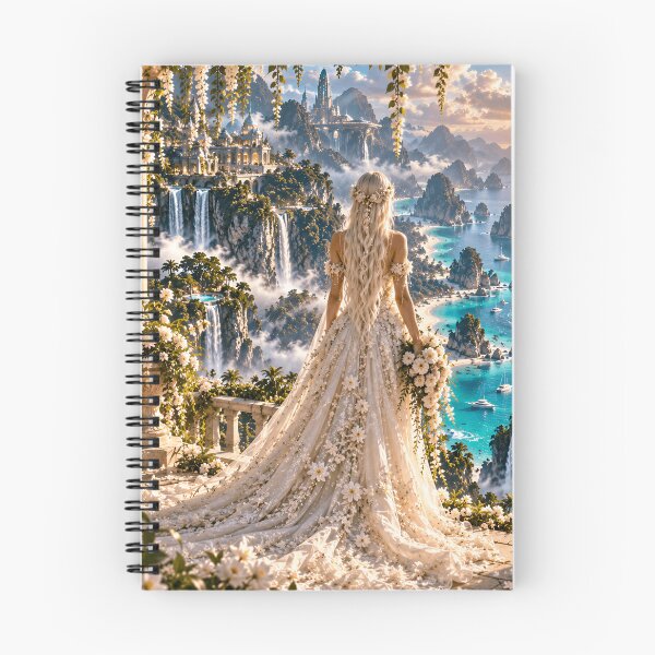 Item preview, Fantasy Bride in Tropical Paradise Wedding Waterfalls designed and sold by IRON SIREN.