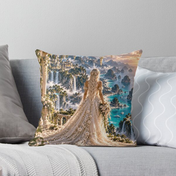 Item preview, Fantasy Bride in Tropical Paradise Wedding Waterfalls designed and sold by IRON SIREN.