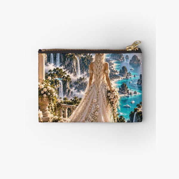 Item preview, Fantasy Bride in Tropical Paradise Wedding Waterfalls designed and sold by IRON SIREN.
