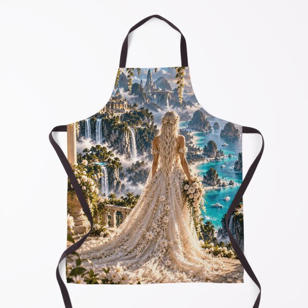 Item preview, Fantasy Bride in Tropical Paradise Wedding Waterfalls designed and sold by IRON SIREN.