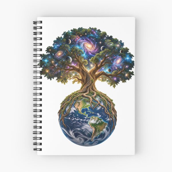 Item preview, Cosmic Tree Growing From Earth – Galaxy Tree Nature Space Design designed and sold by Prince Tripathi .