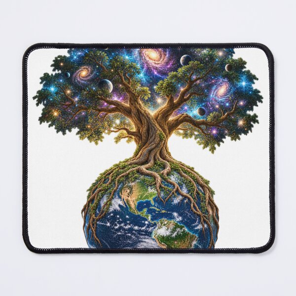 Item preview, Cosmic Tree Growing From Earth – Galaxy Tree Nature Space Design designed and sold by Prince Tripathi .