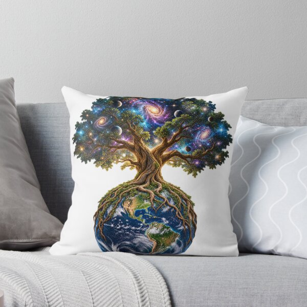 Item preview, Cosmic Tree Growing From Earth – Galaxy Tree Nature Space Design designed and sold by Prince Tripathi .