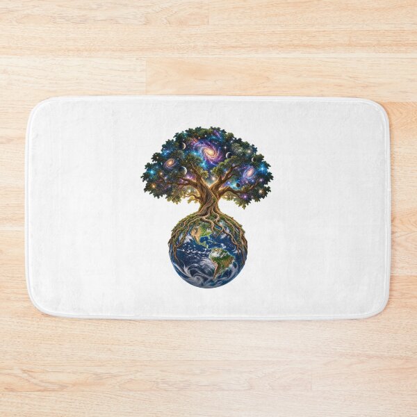 Item preview, Cosmic Tree Growing From Earth – Galaxy Tree Nature Space Design designed and sold by Prince Tripathi .