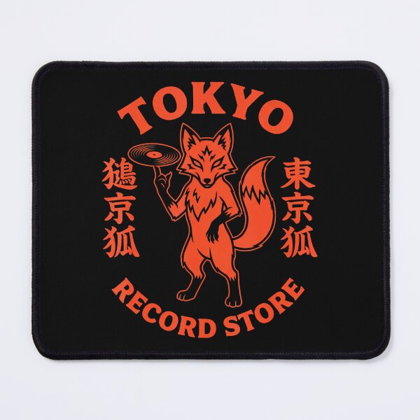 Item preview, Tokyo Record Store Tshirt Fox Japanese Streetwear Vinyl designed and sold by Chromatic-Cubes.