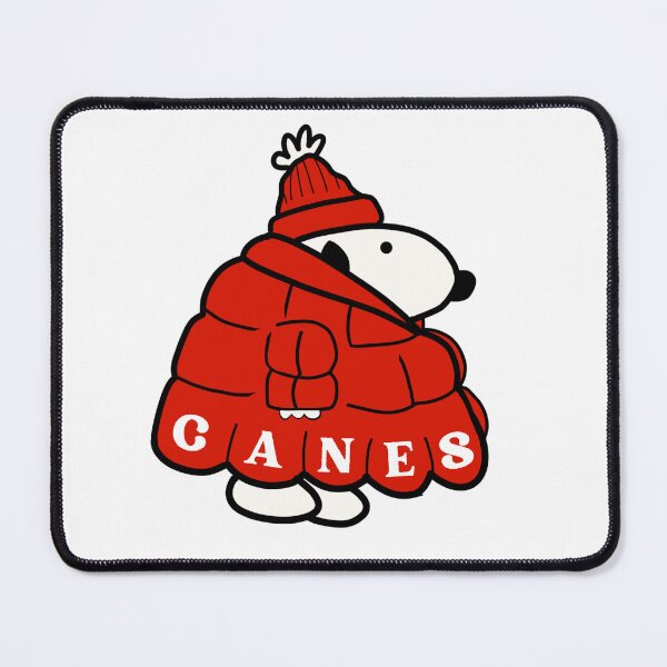 Item preview, Carolina Hurricanes Snoopy in a Puffer Jacket designed and sold by gardenstatestudio.