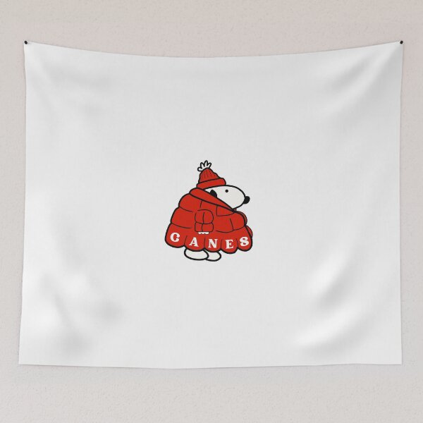 Item preview, Carolina Hurricanes Snoopy in a Puffer Jacket  designed and sold by gardenstatestudio.