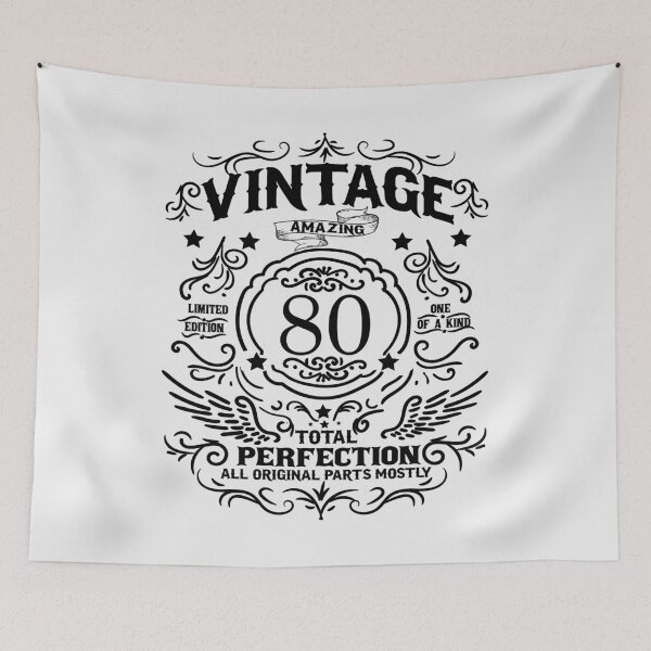 Item preview, Aged To Perfection - Vintage 80 years old - 80th Birthday Party Gift designed and sold by Alexaltay.