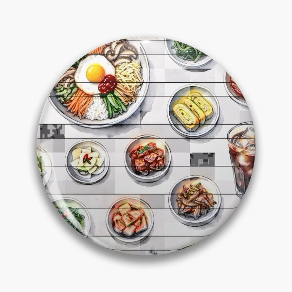 Item preview, Korean food and iced Americano designed and sold by Jasardpu.