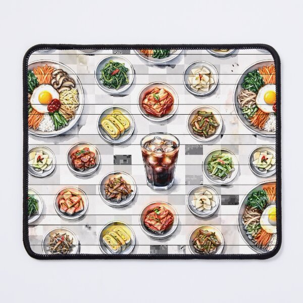 Item preview, Korean food and iced Americano designed and sold by Jasardpu.