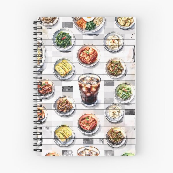 Item preview, Korean food and iced Americano designed and sold by Jasardpu.
