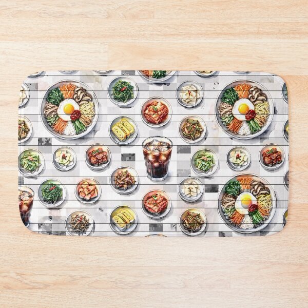 Item preview, Korean food and iced Americano designed and sold by Jasardpu.