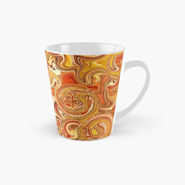 Item preview, Rust & Mustard Hydrangea Fractal Circles designed and sold by SXW Designs.