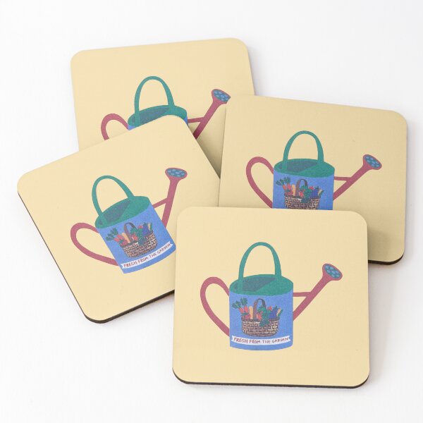 Item preview, Gardening Illustration Watering Can Cute Retro designed and sold by veggiecollages.