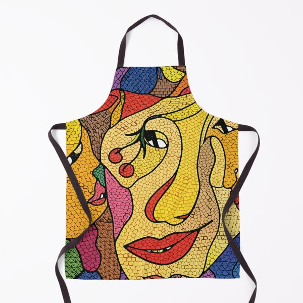 Item preview, Mosaic Face - Colorful Cubist Portrait designed and sold by photossmirnov.