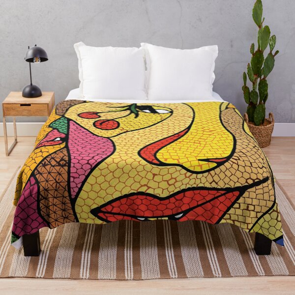 Item preview, Mosaic Face - Colorful Cubist Portrait designed and sold by photossmirnov.