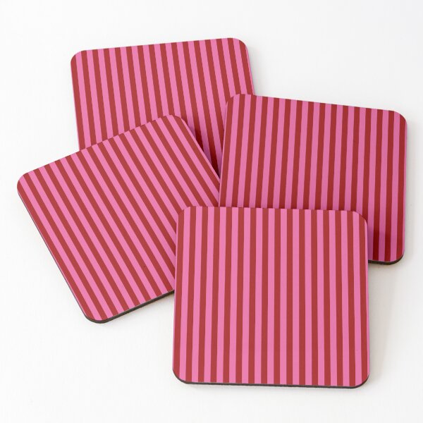 Item preview, Baby Pink and Red Stripes designed and sold by studio-ladybug.