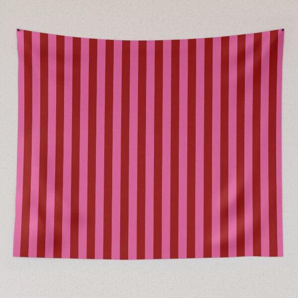 Item preview, Baby Pink and Red Stripes designed and sold by studio-ladybug.