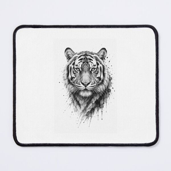 Item preview, Tiger Portrait Pencil Drawing designed and sold by IrinaVisual.