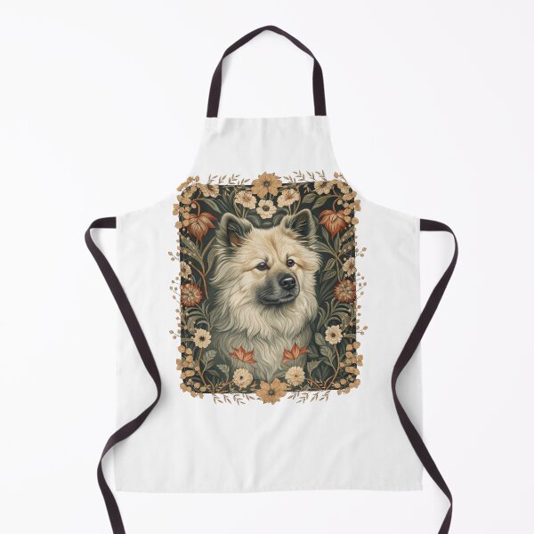 Item preview, Eurasier Dog Vintage Botanical Floral Portrait designed and sold by AntiqueImages.