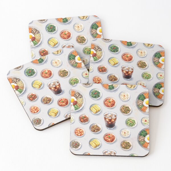 Item preview, Korean Food and Iced Americano clean version designed and sold by Jasardpu.