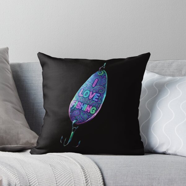 Item preview, Neon Fishing Lure - Glow In The Dark Fishing Art designed and sold by Stefanrajzer.