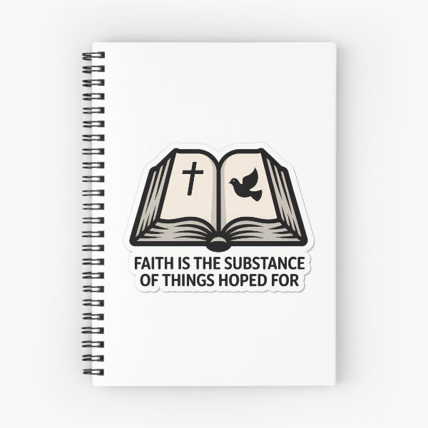 Item preview, Faith in Bold Minimalist Bible Verse designed and sold by NiftyWrx.