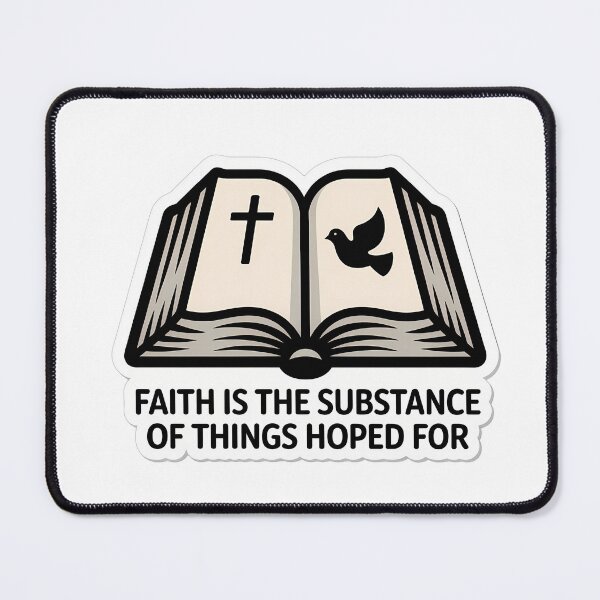 Item preview, Faith in Bold Minimalist Bible Verse designed and sold by NiftyWrx.