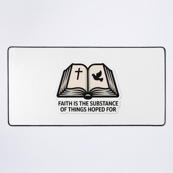 Item preview, Faith in Bold Minimalist Bible Verse designed and sold by NiftyWrx.