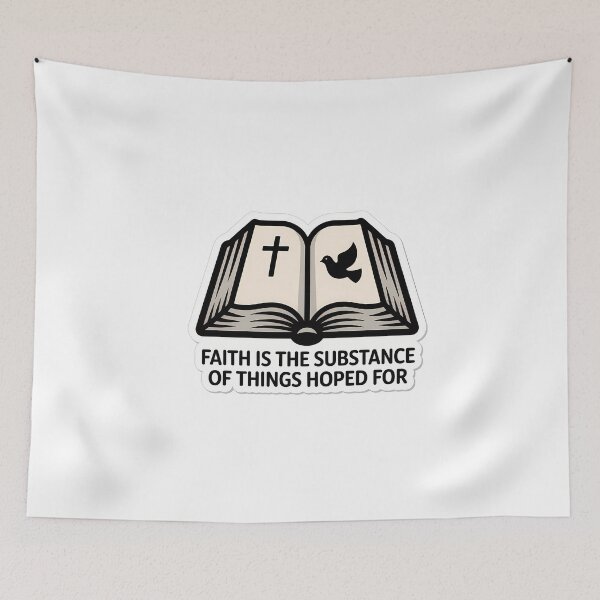 Item preview, Faith in Bold Minimalist Bible Verse designed and sold by NiftyWrx.