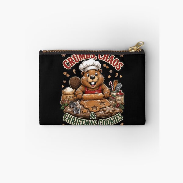 Item preview, Crumbs Chaos And Christmas Cookies Beaver Baker designed and sold by Design Vibras.