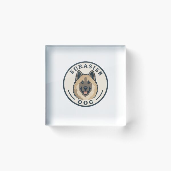 Item preview, Eurasier Dog Retro Breed Emblem designed and sold by AntiqueImages.