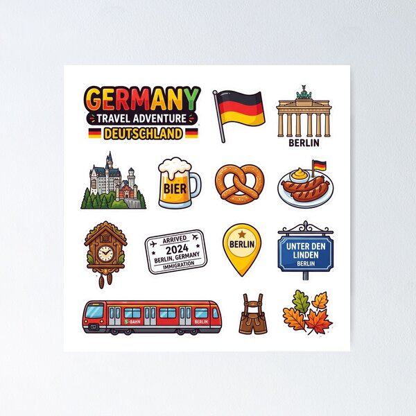 Item preview, A trip through Germany designed and sold by SoraPetals.