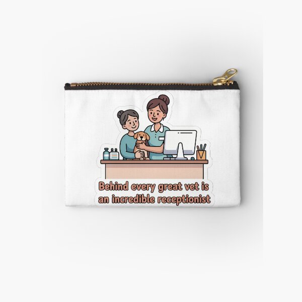 Item preview, Behind Every Vet Is A Receptionist designed and sold by NiftyWrx.