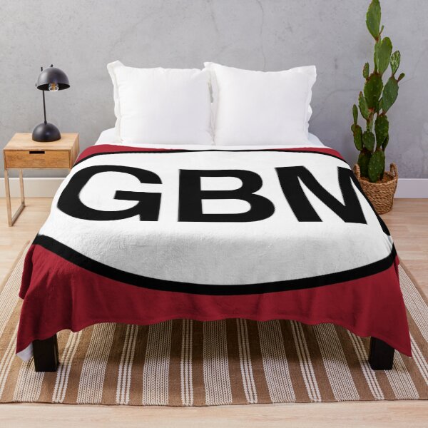 Item preview, GBM — Isle of Man — Oval Country Code Sticker designed and sold by The Digital Compass.