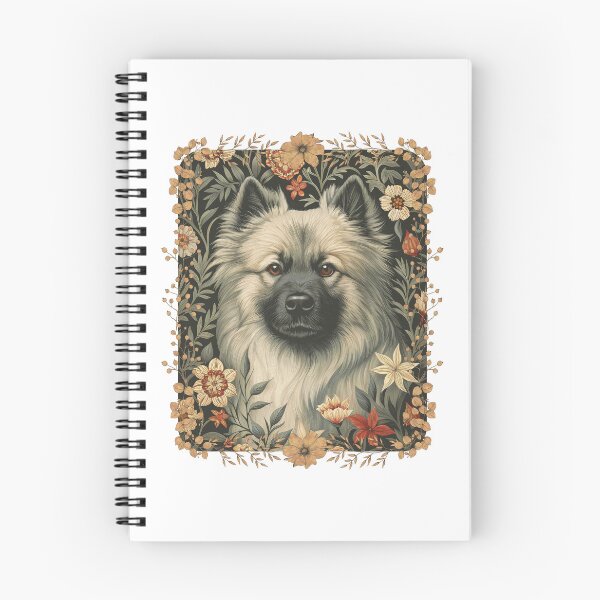 Item preview, Eurasier Dog Vintage Botanical Floral Portrait designed and sold by AntiqueImages.