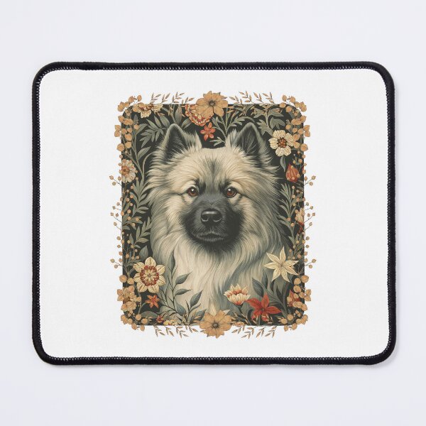 Item preview, Eurasier Dog Vintage Botanical Floral Portrait designed and sold by AntiqueImages.