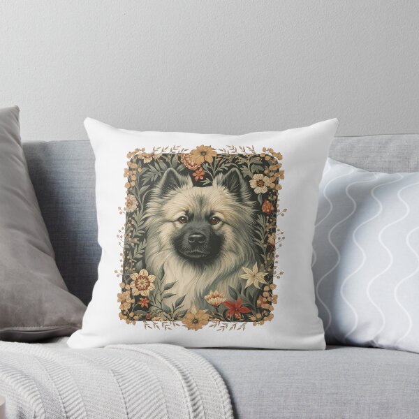 Item preview, Eurasier Dog Vintage Botanical Floral Portrait designed and sold by AntiqueImages.
