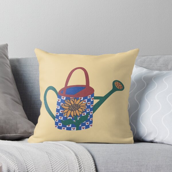 Item preview, Gardening Illustration Watering Can Sunflower designed and sold by veggiecollages.
