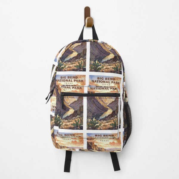 Item preview, Big Bend National Park Texas Vintage Watercolor Travel designed and sold by Teelogic.