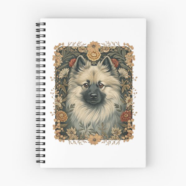 Item preview, Eurasier Dog Vintage Botanical Floral Portrait designed and sold by AntiqueImages.