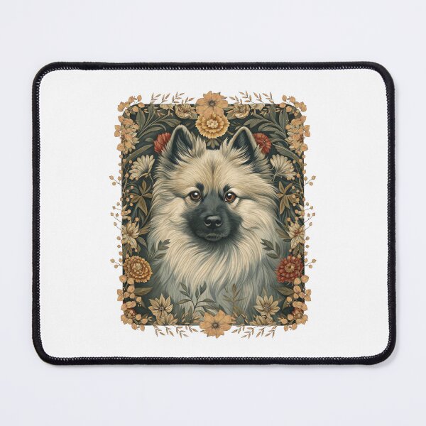 Item preview, Eurasier Dog Vintage Botanical Floral Portrait designed and sold by AntiqueImages.