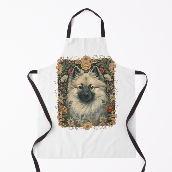 Item preview, Eurasier Dog Vintage Botanical Floral Portrait designed and sold by AntiqueImages.