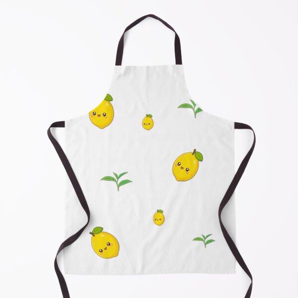 Aperçu de l'œuvre Motif citron mignon – Design d'agrumes méditerranéen créée et vendue par lunadesignsmoon.