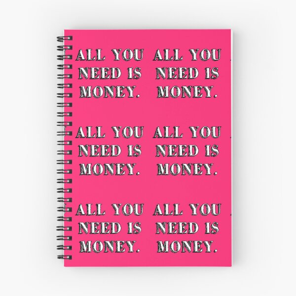 Item preview, all you need is money. love sign music sweet pink designed and sold by Doctor Schtrudel.